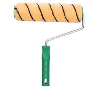 Toolspace | Orange Rouleau à Peinture 25 cm | pour Murs et Plafonds | Polyacrylique | Technologie Thermofusion | Hauteur des Poils 12 mm | Support de Rouleau Ergonomique | Roleau a Peindre