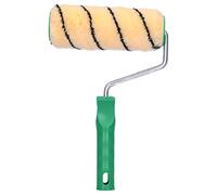 ToolSpace Rouleau à Peinture 18 cm Orange Professionnel pour Murs et Plafonds Poils 12 mm en Polyacrylique Technologie Thermofusion Anti Goutte Support Ergonomique Peindre Façade Rénovation