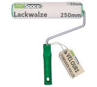 Toolspace | Velour Rouleau de Peinture | Φ50-25cm | pour Sols Et Meubles | Petit Rouleau Laqueur pour Peinture | pour Vernis, Peintures Époxy, Résines Polyester | Extrêmement Durable | Réutilisable