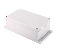 TOOLSTAR Boîte de jonction électrique étanche en plastique ABS - 14 tailles disponibles - Gris Clair - IP65 - Contient 1 boîte de jonction, 1 joint d'étanchéité, 4 vis