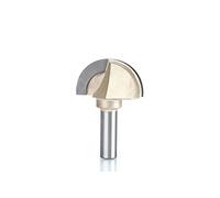 TOOLSTAR Fraise à bout rond, Fraise à queue droite de 1/2" avec fond rond pour travail du bois Fraise à défoncer à pointe en carbure Fraise à moulure décorative Fraise à boîte à noyau (1/2 * 1-3/4")