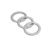 Toolstar Lot de 3 bagues de réduction, pièces intercalaires, rondelles de bague pour lames de scie circulaire, argent
