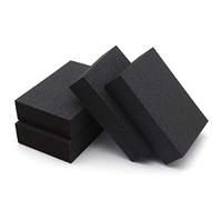 TOOLSTAR Lot de 4 blocs abrasifs à grains 80 pour pot de théière ou bouilloire - Pour nettoyer et nettoyer une grande surface
