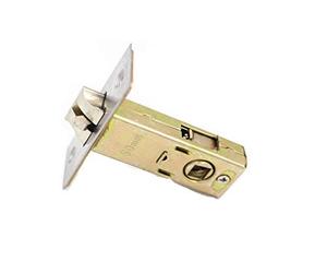 TOOLSTAR Verrou de porte en acier inoxydable, tubulaire, fourchu, axe de 45 mm, verrou de porte pour levier sans vis pour salle de bain et clignotant