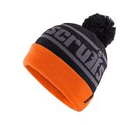 toolstream limited Scruffs T55334 Bonnet à Pompon Noir/Orange