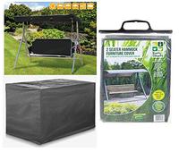 Tooltime Abri ultra-résistant pour hamac 2 places avec fermeture éclair Gris foncé