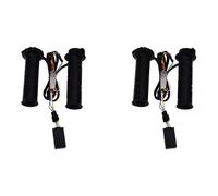 Toolvvik 2X Poignees Chauffantes A Motorisation Reglables pour Manette Moto/Velo Mains Chaudes/Chaudes