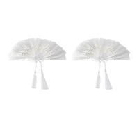 Toolvvik Lot de 200 pompons souples faits à la main - 13 cm - Pour la fabrication de bijoux, les projets de bricolage, les marque-pages