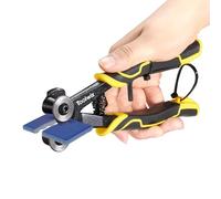 Toolwiz Pince à carrelage à verre en acier tungstène - Coupe Carrelage Verre Kit Mosaique Coupeur Précis avec Roues pour Petites Tesselles, Carreaux Mosaïque Porcelaine, Céramique, Verre Coloré - DIY