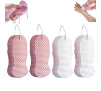 Toolye Body Scrubber, 2026 Upgraded Magic Exfoliating Bath Sponge, 3D Super Soft and Skin-Friendly, for Adults Women and Men (4pcs B)