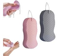 Toolye Body Scrubber, 2026 Upgraded Magic Exfoliating Bath Sponge, 3D Super Soft and Skin-Friendly, for Adults Women and Men (2pcs C)