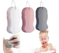 Toolye Body Scrubber, Toolye Magic Exfoliating Scrub, 3D Super Soft Exfoliating Bath Sponge Reusable, 2026 New Magic Exfoliatings Bath Sponge, Esponja Exfoliante Para Cuerpo, Skin Friendly (3A)