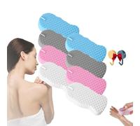 Toolye Magic Exfoliating Scrub, Customaryh Magic Super Soft Exfoliating Bath Sponge Reusable, 3D Bath Sponge Remover Dead Skin Body Scrubber, Skin Friendly & Reusable for Women and Men (8pcs)