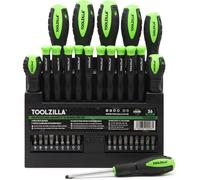 TOOLZILLA Lot de 36 tournevis magnétiques professionnels avec support…