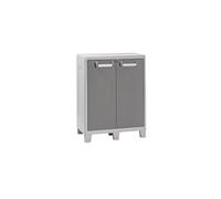 Toomax 078E Meuble Bas Urban XL, Gris Clair/Gris Tourterelle, 78 x 49 x 101 cm