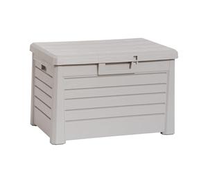 Toomax Art. 158 Compact Box Florida Malle de Rangement Résine Gris 73 x 50,5 x 46,5 cm