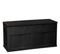 Toomax Coffre de jardin ART160BK Multibox Trend Line Polypropylène Résine anti-UV 320 L Noir