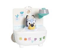 Toomies Bluey Prend Son Bain, Jouet de Bain Interactif, Eau et Bulles, Pommeau de Douche Fonctionnel, Développement des Compétences, pour Enfants Dès 18 Mois