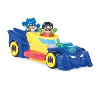 TOMY Jeu d'éveil Batmobile E73262 3 en 1 - mécanisme à friction, bruits - Dès 12 mois, multicolore