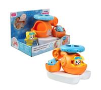 TOMY Toomies Jouet de bain E73305C Hélicoptère de secours flottant avec gicleur – Dès 1 an