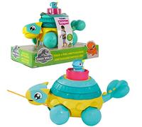 Toomies Tomy E73410 Jouet Jurassic World Ankylosaure Empile & Tire, Jouet Dinosaure pour Tout-Petits, Jeu D'éveil Bébé, Convient Aux Garçons Et Filles De 12 Mois, 18 Mois, 2 Et 3 Ans Multicolore