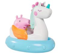 Toomies Tomy Peppa Pig Peppa's Unicorn Bath Float, Baby Bath Toys, Kids Bath Toys for Water Play, Fun Bath Accessories for Babies and Toddlers, Suitable for 18 Months, Bleu