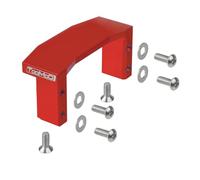 TOOMOD TT02 Support servo en aluminium pour Tamiya RC Car TT-02 54977 OP.1977 Mises à niveau Pièces de rechange (rouge)