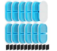 TOONIOOS 24 Fontaine a Eau Chat Filtres: Fontaine à Eau pour Chat Filtre - Distributeur Eau Chat Filtre - Fontaine Chat Filtre - Filtration Multiple - 12 Filtres à Charbon + 12 Filtres à Mousse