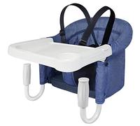 TOONOON Chaise haute à crochet avec plateau, chaise haute de table à clipser, chaise haute qui se fixe à la table, siège d'alimentation portable pour bébé et tout-petit, lavable pour les voyages à