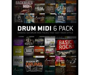 Toontrack Toontrack Drum Midi 6 Pack