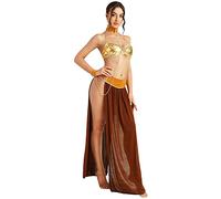 Tooperze Sexy Costume Princess Leia Slave Miss Manners Uniform