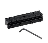 ToopMount Adaptateur de Rail Tactique 11mm Queue d'aronde à 21mmWeaver Picatinny Support de Lunette Adaptateur d'extension de Rail avec 4 Fentes