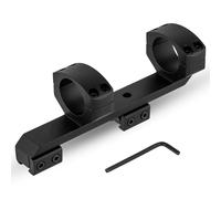 ToopMount Monture de Télescope Décalée de 30 mm, Monture Monoculaire à Double Anneau à Compensation d'angle de 20 MOA, Base de Montage de Viseur en Porte-à-Faux à Profil Haut Adaptée à Dovetail 11 mm