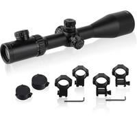 ToopMount Télescope ZF 4-24 x 50, viseur avec roue parallaxe latérale, boutons de position zéro, lentille gravée tube de 30 mm, monoculaire vert étanche entièrement multi-traitement
