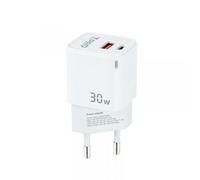 Tooq Cargador Pared Gan Usb-C/Pd+Usb-A/Qc 30w