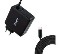 TooQ Chargeur d'ordinateur portable TQLC-USBC65PD USB Type-C/ 65W/ Automatique/ Tension 5-20V/ 1x USB