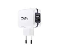 TooQ TQWC-1S02WT chargeur d'appareils mobiles GPS, MP3, MP4, Téléphone portable, Consoles portables, Smartphone, Tablette Blanc Secteur Intérieure