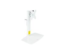TooQ DB1127TN-W Support Bureau Écran Plat 17-27" (43.2-68.6cm) Autonome VESA 75/100mm Charge Max 6kg Inclinaison -20°/+60° Rotation 60° Blanc