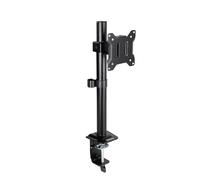 TOOQ DB1130TN-B - Support de Bureau pour écrans 17"-32", inclinable, Rotatif et réglable, Noir