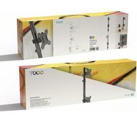 TooQ DB1233TNV-B, Pince/boulon, 16 kg, 33 cm (13"), 81.3 cm (32"), 100 x 100 mm, Noir