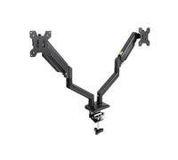 TooQ Support double-écran DB1434TNR-B 13-34" 10 kg max pivotant inclinable Noir