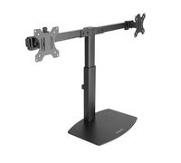 TOOQ DB1727TN-B Support de Table pivotant pour 2 écrans/Téléviseur à LED 17-27" Noir