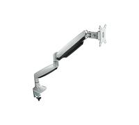 TooQ DB3032TNR-S Support écran bureau 13"-32" (33-81.3cm) 9Kg VESA 75x75/100x100 Aluminium Argent Fixation Pince/Boulon Inclinaison -90/+90°