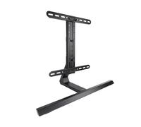 TOOQ DB3265F-B - Support de Table en Acier pour écrans 32"-65", Hauteur réglable, avec Socle, Couleur Noire