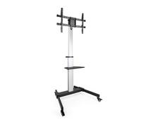 TOOQ FS1886M-B - Support de Sol Hera en Acier avec roulettes pour écrans de 37" à 86"