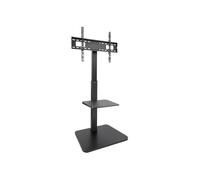 TOOQ FS2287M-B - Moon Support de Sol avec Réglage de Hauteur pour Écrans de 37" à 75", Couleur Noir