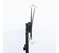 Tooq Lottus FS2290HM-B Support Sol Mur VESA 55-100" Inclinable +5/-10 Jusqu'à 100 kg