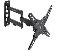 TOOQ LP1345TN-B - Support Mural, inclinable et Rotatif pour écrans 13""-43"", Rotatif, jusqu'à 20 kg de Poids, Compatible avec écrans