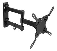 TOOQ LP2142TNL-B Support Mural inclinable et pivotant pour Moniteur/TV/LED de 13" à 42" Distance Murale 60 mm jusqu'à 364 mm Inclinaison jusqu'à -12o Noir