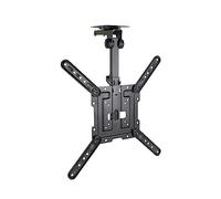 TOOQ LPCE1123TSLI-B - Support de Fixation au Plafond pour écrans 23"-55", VESA 400x400 mm Maximum, Noir